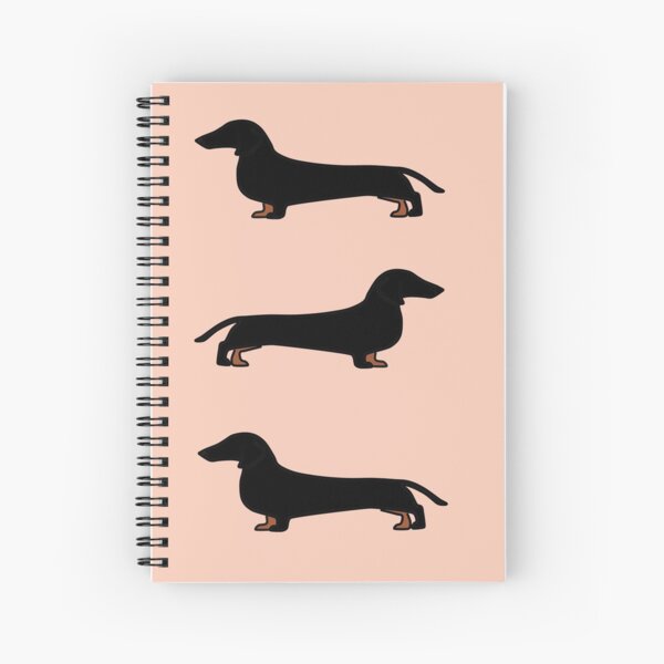 Pastel Dog - Dachshund Spiral Notebook