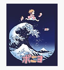 Thee great wave of Ponyo! Photographic Print