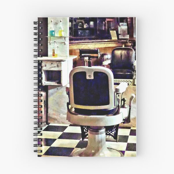 Item preview, Barber Chair and Bottles of Hair Tonic designed and sold by Susan Savad.