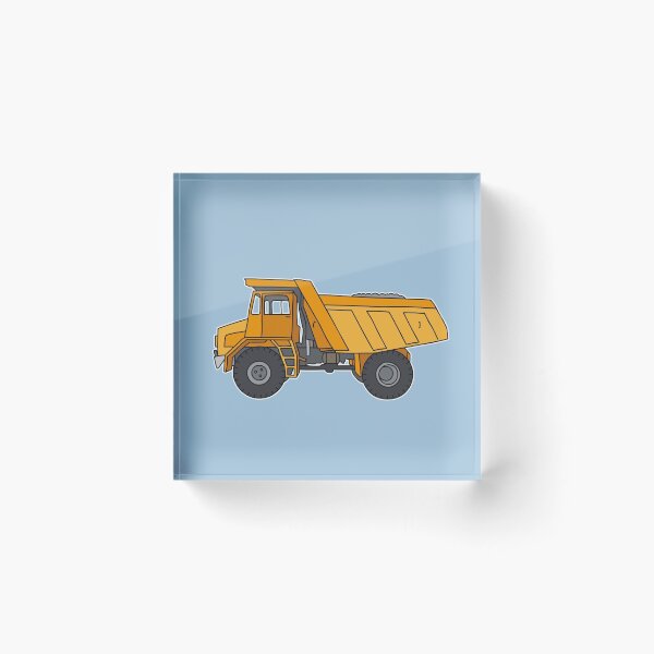 Item preview, Dump truck. Orange semitrailer designed and sold by Berlin-T-Shirt.
