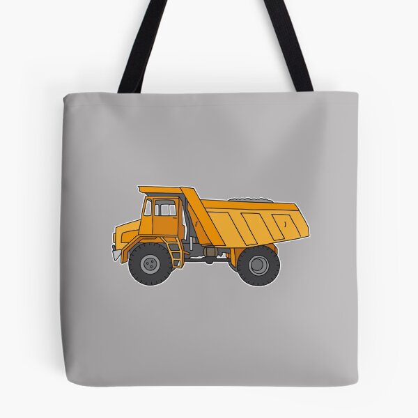 Item preview, Dump truck. Orange semitrailer designed and sold by Berlin-T-Shirt.