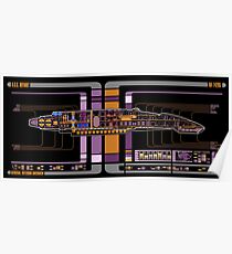 USS DEFIANT NX74205 Poster