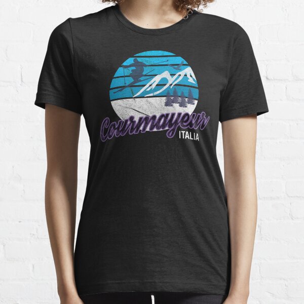 Artikel-Vorschau von Courmayeur Italien Ski Resort Snowboard Winter Skifahren Bekleidung T-Shirts Hoodies Pullover und Pullover, designt und verkauft von lukeyr1.