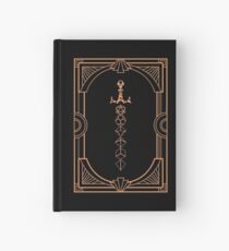 Cuaderno de tapa dura Dungeon Armory's Magical Orange Dice Sword Dungeons Crawler y Dragons Slayer Tablero RPG Adicto