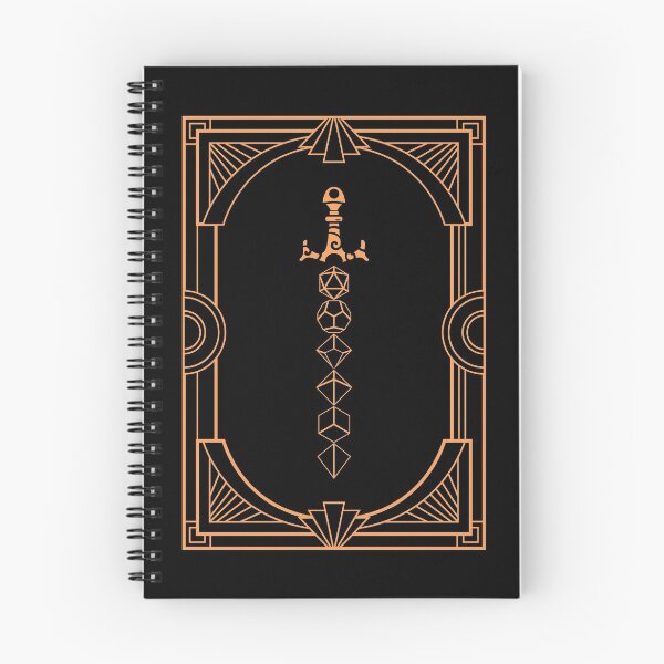 Item preview, Dungeon Armory's Magical Orange Dice Sword Tabletop RPG Gaming designed and sold by pixeptional.
