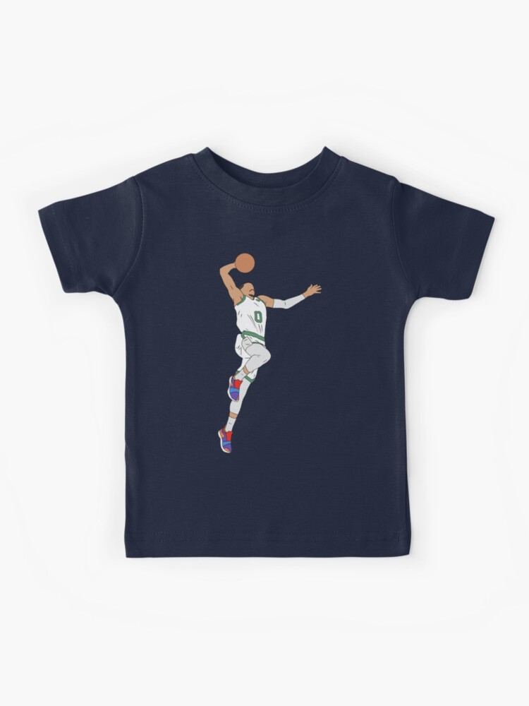 Jayson Tatum Slam Dunk Kids T-Shirt for Sale by RatTrapTees