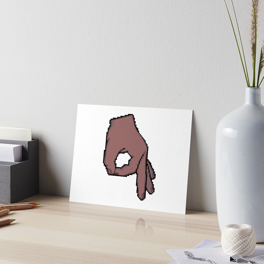 "Retro Hand Hole Punch Game for 8bit fans" Art Board Print for Sale by