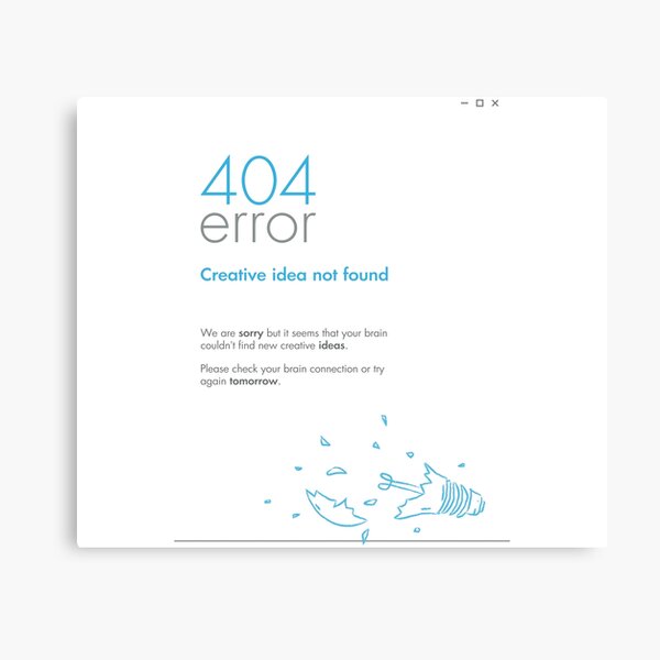 404-error-canvas-print