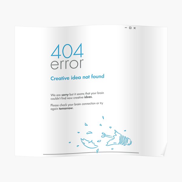 404 Error! Poster