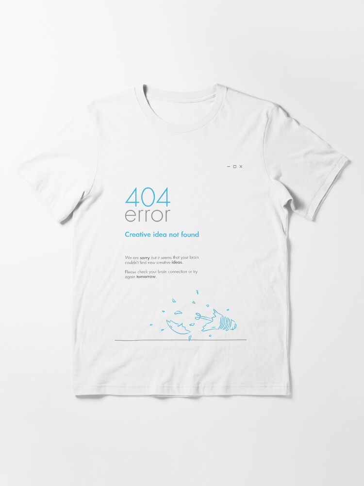 Alternate view of 404 Error! Essential T-Shirt