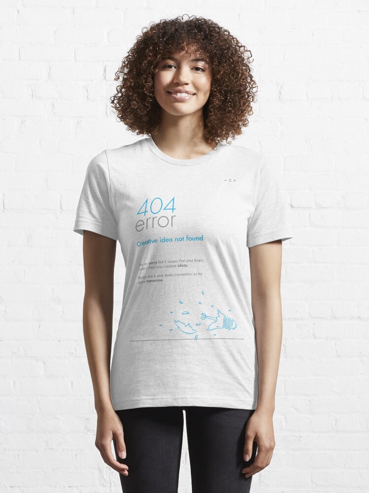 Alternate view of 404 Error! Essential T-Shirt