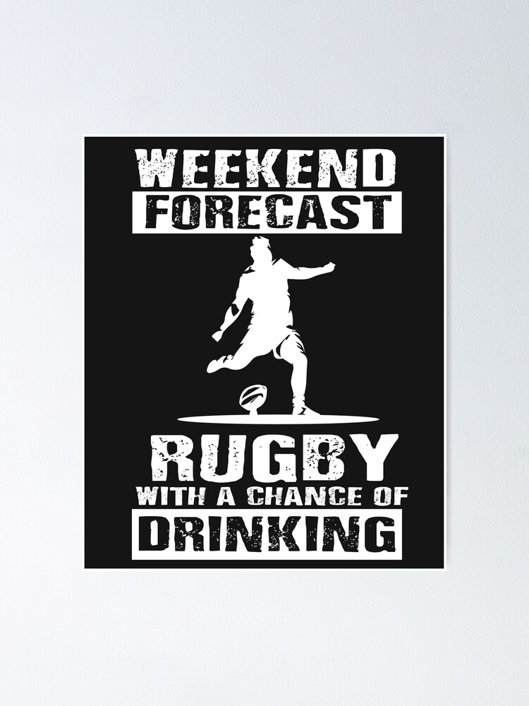 Rugby Player Set of 2 Prints, Teen Wall Art, Rugby Poster, Gift