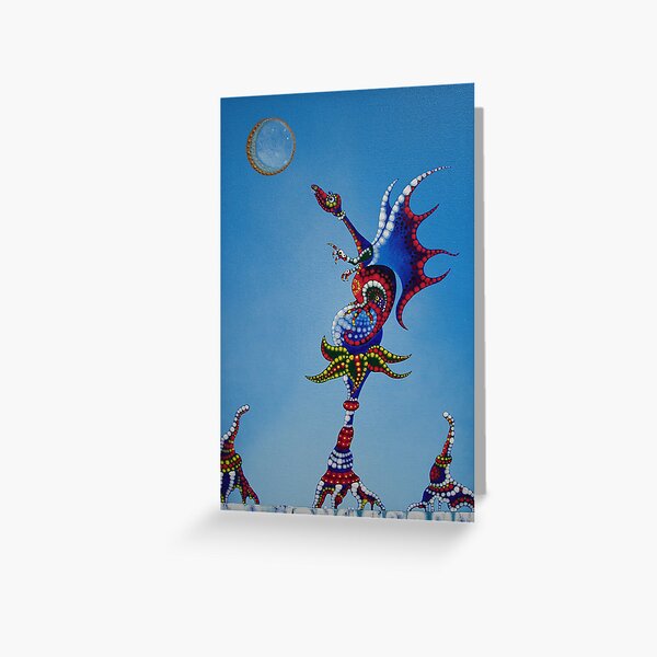 Day-Time Moon Greeting Card