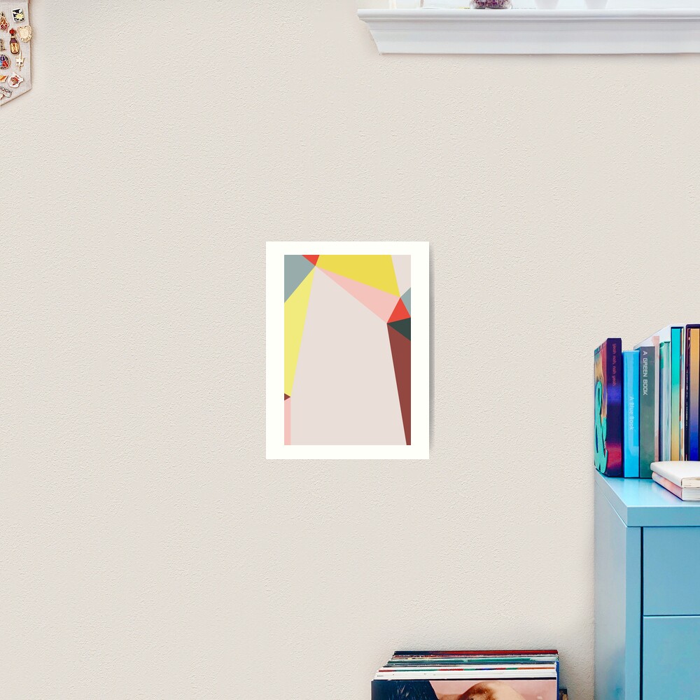 Polygonal Composition n° 5 Art Print