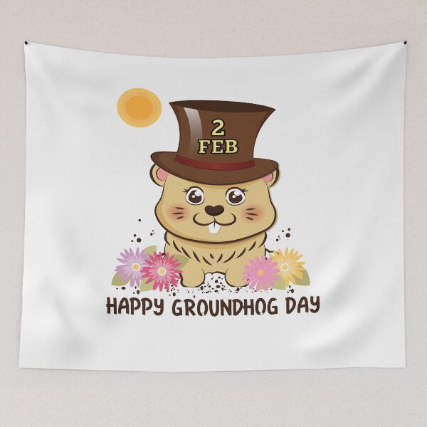Item preview, HAPPY GROUNDHOG DAY FEB 2 designed and sold by Jecolds.