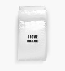I Love Thailand Funny Gift Idea Duvet Cover
