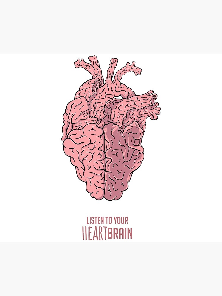 Artwork view, Heart Brain! designed and sold by Dum Design