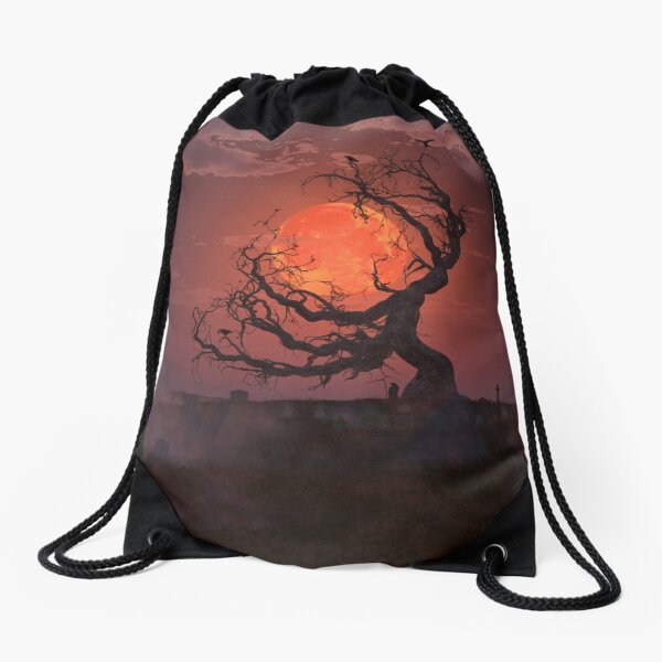 Harvest Moon Drawstring Bag