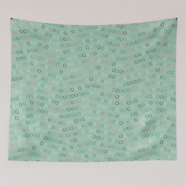Item preview, Minty Fresh Circles Pattern designed and sold by Calislahn.