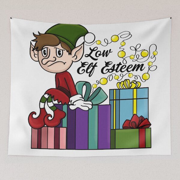 Item preview, Low Elf Esteem Christmas Present Gift Xmas Winter designed and sold by Moonpie90.