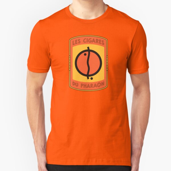 Tintin | The Cigars of the Pharaoh Logo Slim Fit T-Shirt