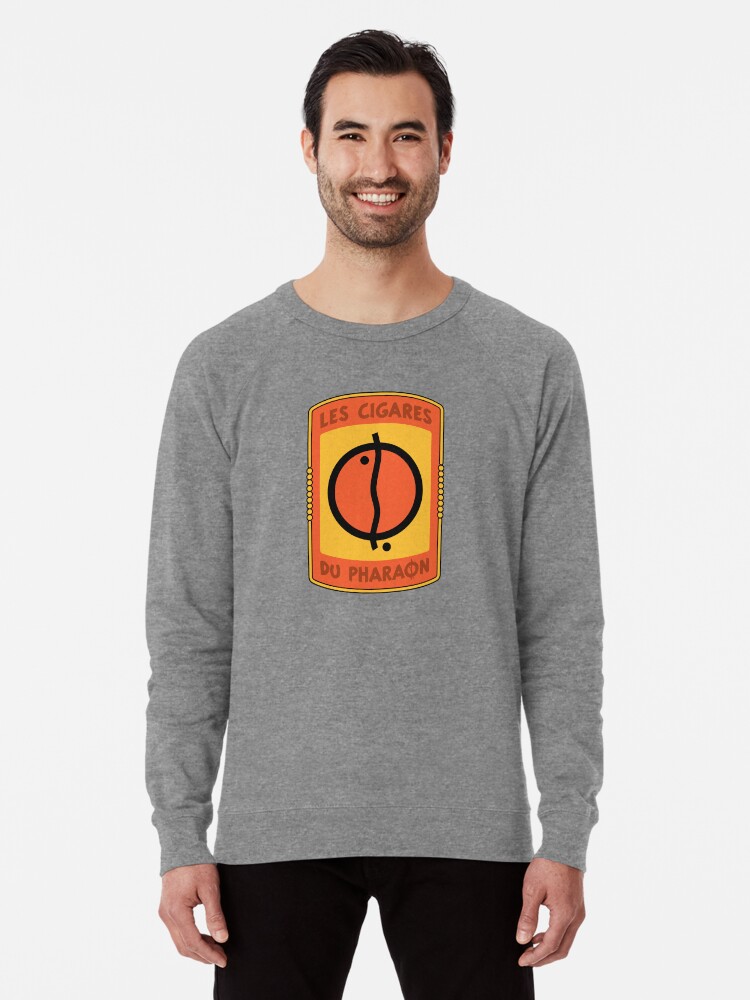 Alternate view of The Cigars of the Pharaoh Logo Lightweight Sweatshirt