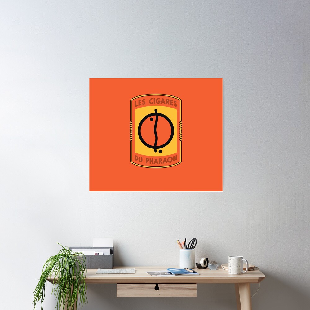 The Cigars of the Pharaoh Logo Poster