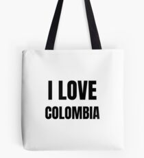 I Love Colombia Funny Gift Idea Tote bag