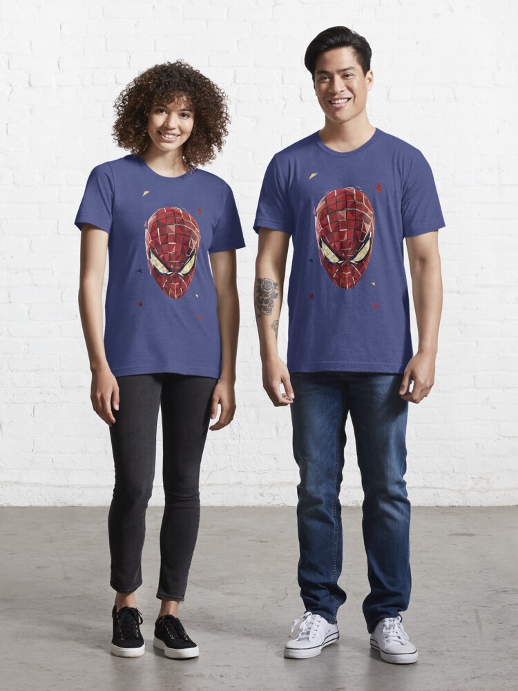 Thumbnail 1 of 7, Essential T-Shirt, Polygon Red Hero designed and sold by Dum Design.