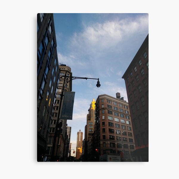 #sky, #architecture, #business, #city, #outdoors, #technology, #modern, #vertical, #colorimage, #NewYorkCity, #USA, #americanculture Metal Print