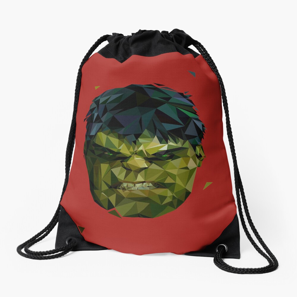 Polygon Hero Drawstring Bag