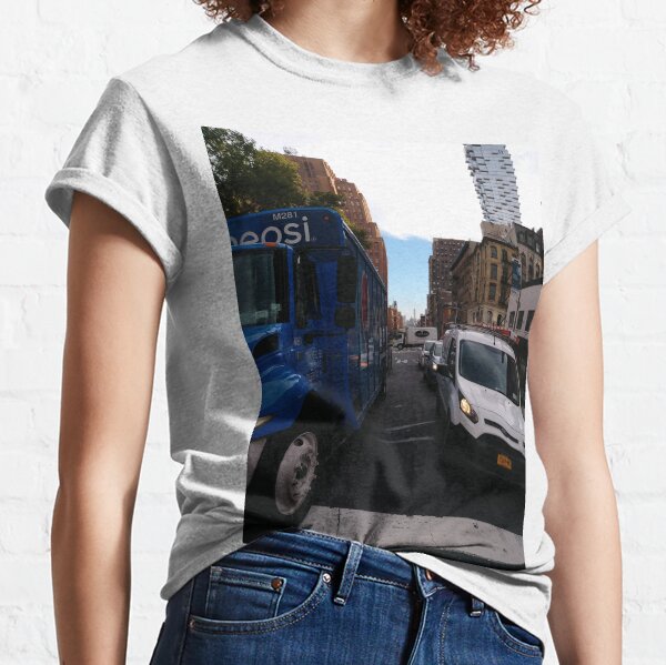 #sky, #architecture, #business, #city, #outdoors, #technology, #modern, #vertical, #colorimage, #NewYorkCity, #USA, #americanculture Classic T-Shirt
