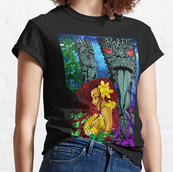 Girl with 2 Tiki Classic T-Shirt