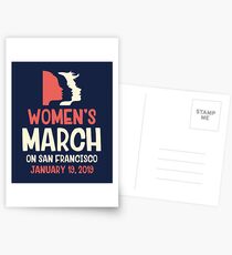 Women’s March on San Francisco January 19 2019 Postcards