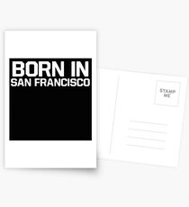 Born in San Francisco Postcards