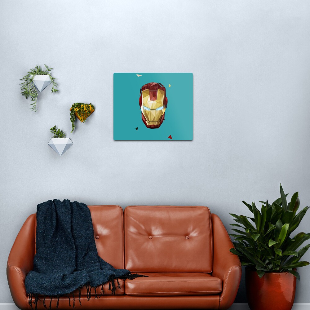 Polygon Hero Metal Print