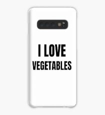 Funda/vinilo para Samsung Galaxy I Love Vegetables Funny Gift Idea