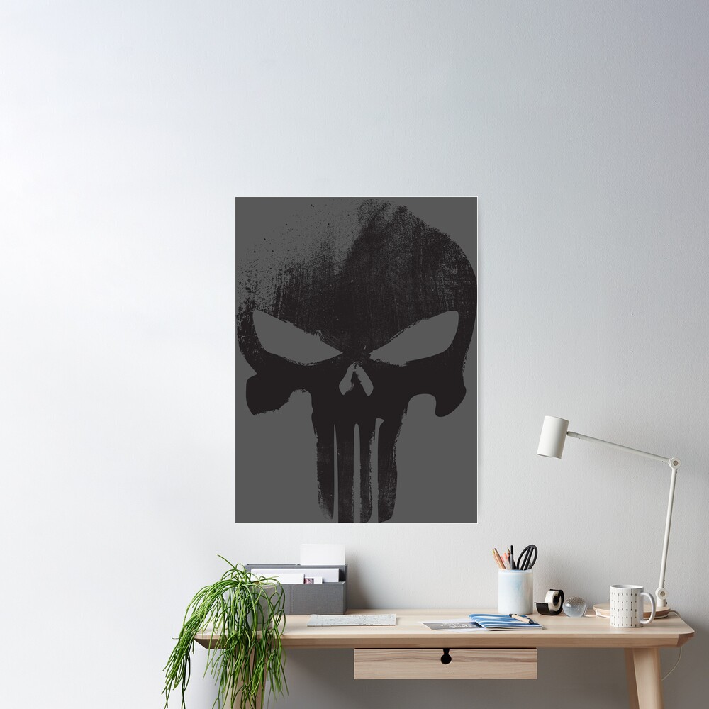 Black Skull Poster