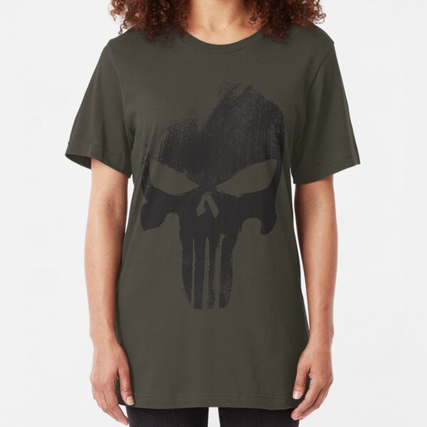 Black Skull Slim Fit T-Shirt
