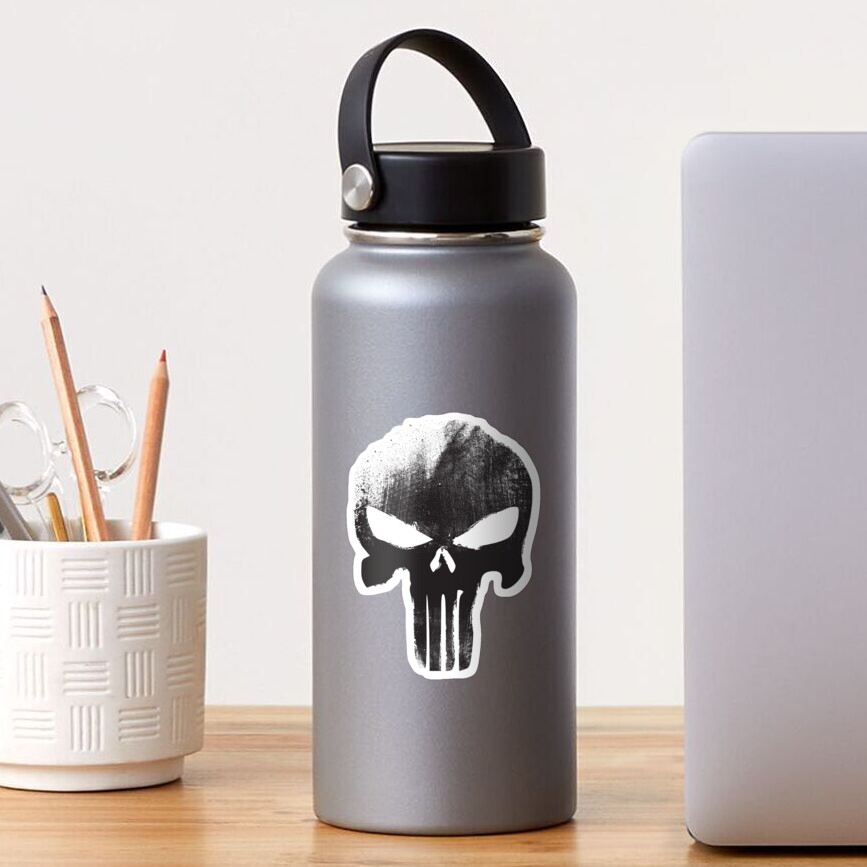 Black Skull Sticker