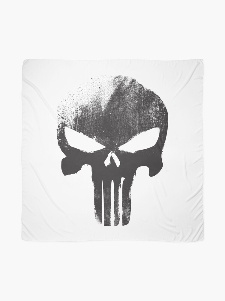 Alternate view of Black Skull Scarf
