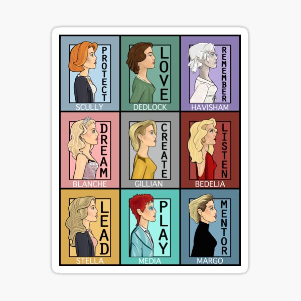 Item preview, Gillian Anderson's Best Characters designed and sold by Sitily.