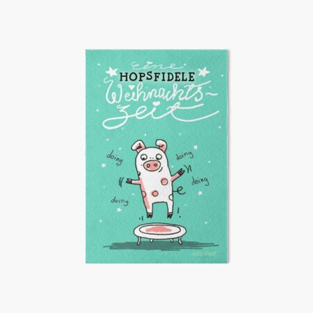 Trampolinschweinchen - Eine HOPSFIDELE Weihnachtszeit Galeriedruck