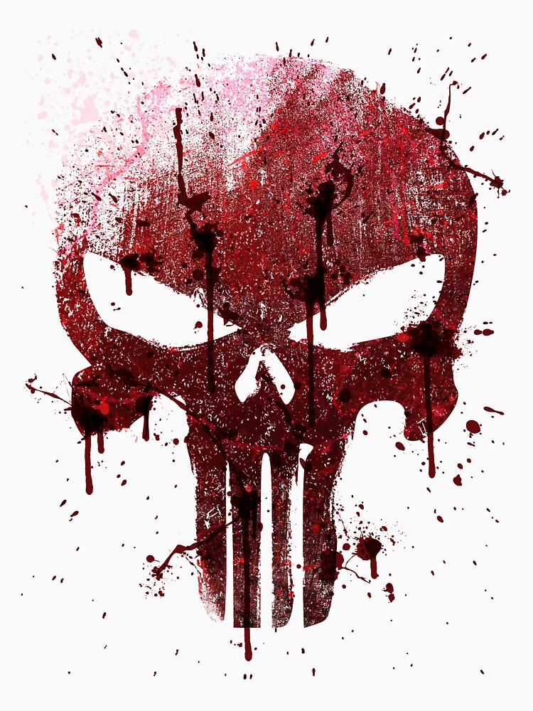 Thumbnail 7 of 7, Essential T-Shirt, Red Skull designed and sold by Dum Design.