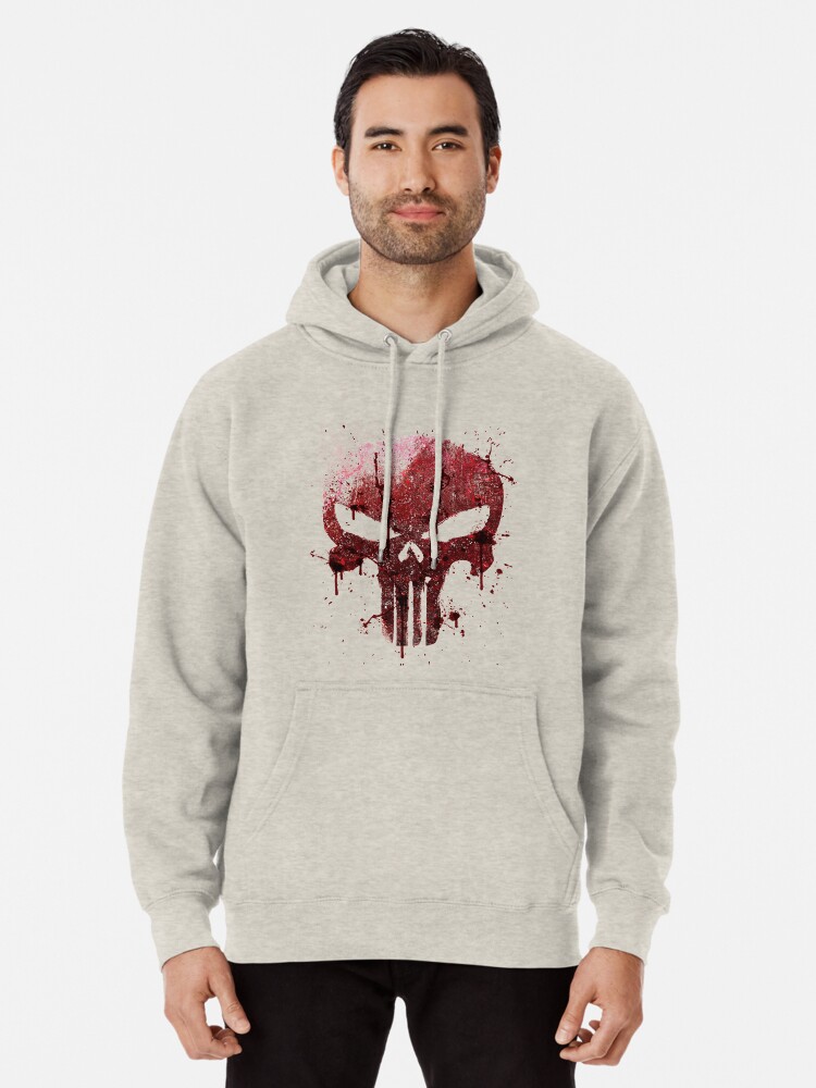 Thumbnail 2 of 5, Pullover Hoodie, Red Skull designed and sold by Dum Design.