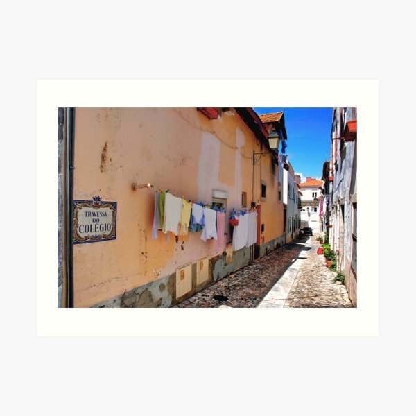 Travessa do Colégio Art Print