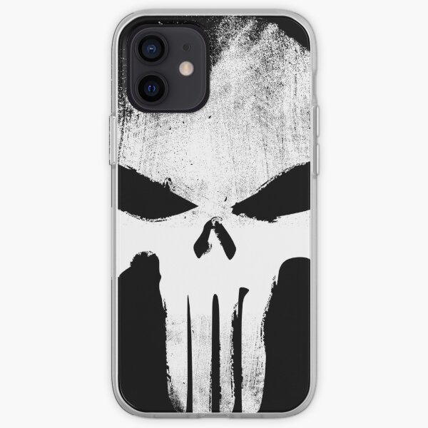 White Skull iPhone Soft Case