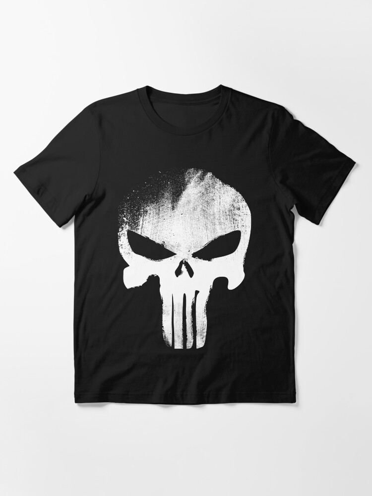 Thumbnail 3 of 7, Essential T-Shirt, White Skull designed and sold by ChristosEllinas.