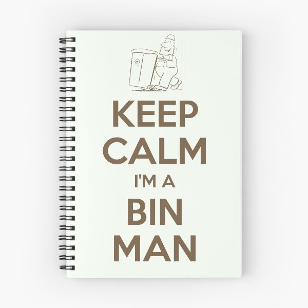 Item preview, Keep calm, I'm a bin man designed and sold by Dis-An-Dat.