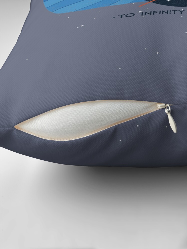 Alternate view of Buzz Nasa Logo Throw Pillow